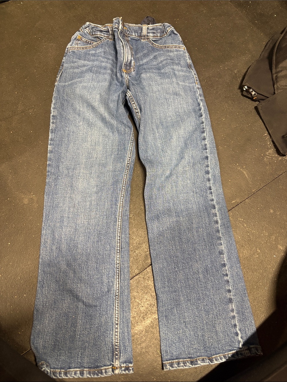 Wrangler Kids Blue Straight-Leg Jeans